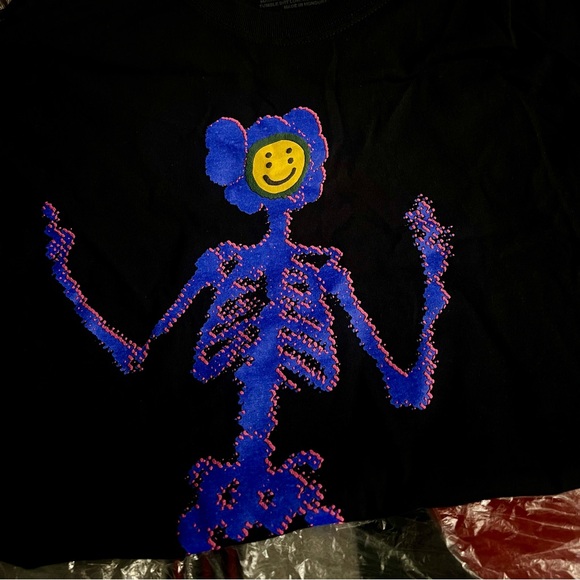 Kaws X Cactus Plant Flea Market T shirt size XL Black